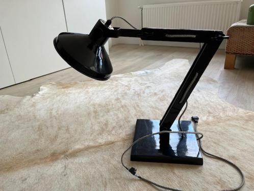 HKliving bureaulamp zwart, Huis en Inrichting, Lampen | Tafellampen, Gebruikt, 50 tot 75 cm, Metaal, Ophalen