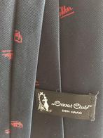 Fokker stropdas, blauw met Fokker logo. (2B23), Kleding | Heren, Tweedehands verkoop, Tweedehands verkoop, Blauw, Ophalen of Verzenden