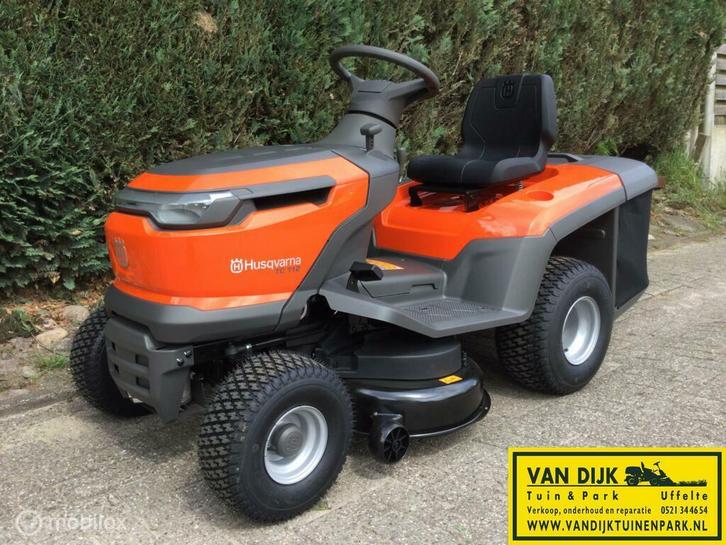 Husqvarna Zitmaaier TC 112 met Opvang. 11,5 PK, Tuin en Terras, Zitmaaiers, Nieuw, Ophalen of Verzenden