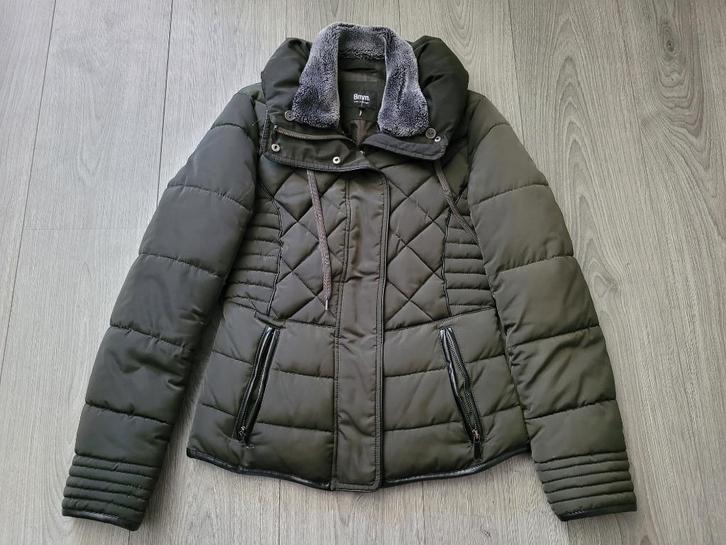 8MM groene warme winterjas maat XS ~ NH0019, Kleding | Dames, Jassen | Winter, Zo goed als nieuw, Maat 34 (XS) of kleiner, Groen