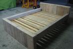 bed van gebr steigerhout, Huis en Inrichting, Slaapkamer | Bedden, Steigerhout, 200 cm, Nieuw, Tweepersoons