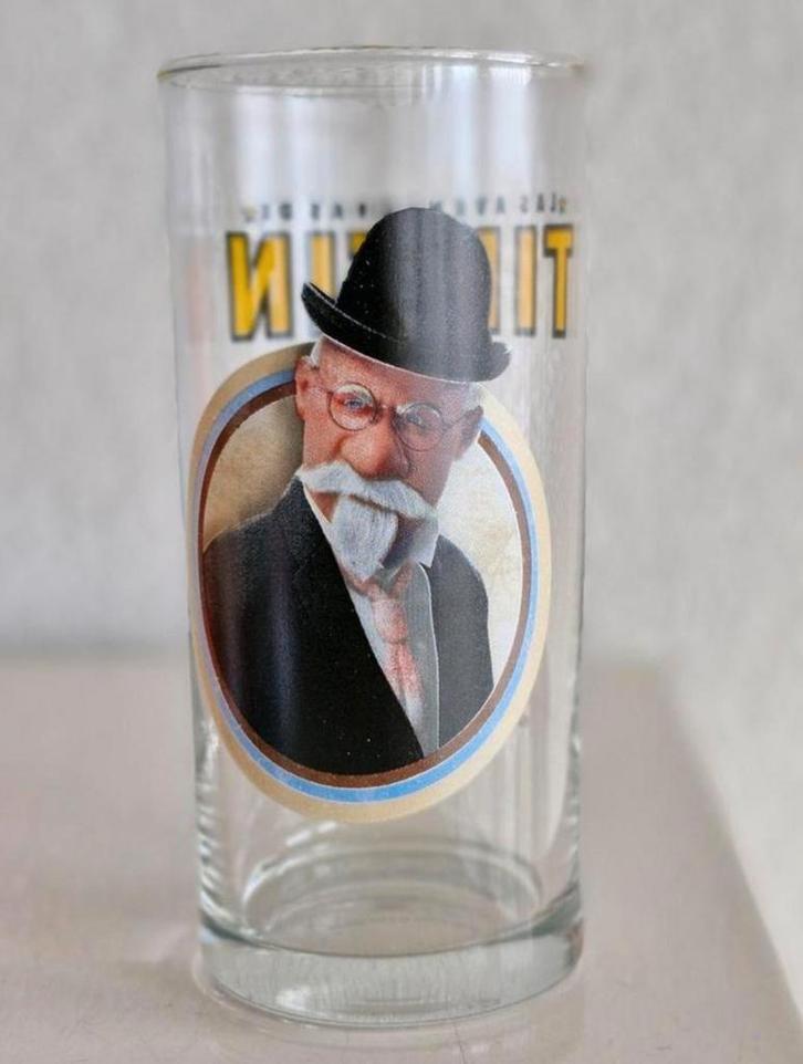 Glas Professor Zonnebloem, Verzamelen, Glas en Borrelglaasjes, Zo goed als nieuw, Bierglas, Ophalen of Verzenden