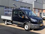 Ford Transit 350 2.0 TDCI L4 DC Cruise controle Trekhaak 280, Auto's, 4 cilinders, Zwart, Origineel Nederlands, 6 stoelen
