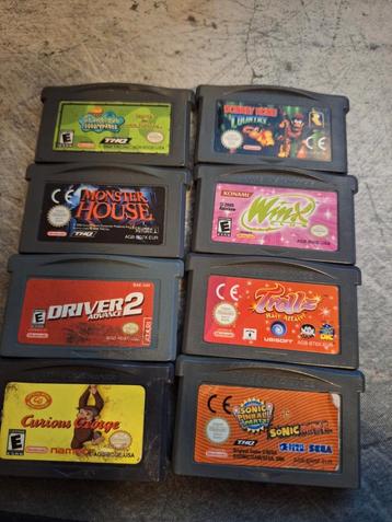 8 Gameboy Advance Spellen - In 1 Koop! beschikbaar voor biedingen