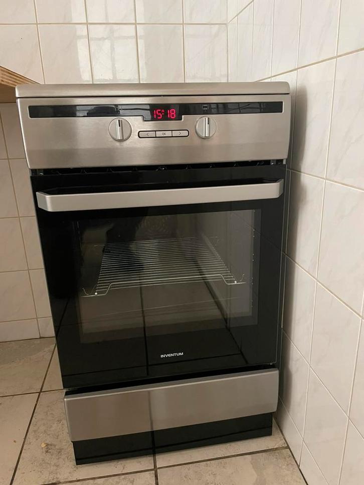Inductie fornuis inventim 50 cm breed, Witgoed en Apparatuur, Fornuizen, Zo goed als nieuw, Vrijstaand, Inductie, 4 kookzones