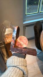 Vintage rood marmer boekensteun, Ophalen of Verzenden