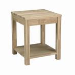 Woood Salontafel - 40x40x47 cm, Huis en Inrichting, Minder dan 55 cm, Vierkant, Zo goed als nieuw, Hout