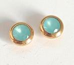 Set van 2 Goudkleurige Melano vivid cz mint 7mm, Verzenden
