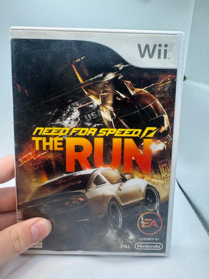 Need for Speed: The Run - Wii, Spelcomputers en Games, Games | Nintendo Wii, Gebruikt, Racen en Vliegen, 1 speler, Vanaf 12 jaar