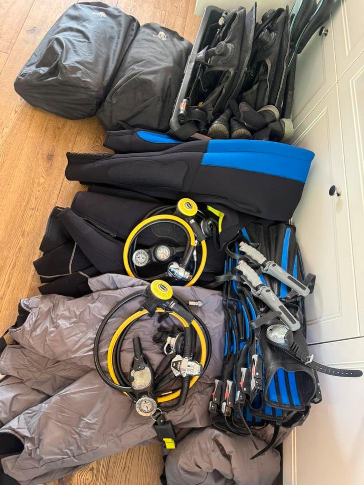 Tweede hands duikspullen, Watersport en Boten, Duiken, Gebruikt, Duikpak, Ophalen