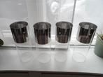 4x  glazen lampenkappen, Ophalen, Overige kleuren, Rond, Zo goed als nieuw