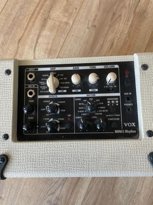 Vox Mini 5 Rythm Amplifier, Muziek en Instrumenten, Versterkers | Bas en Gitaar, Zo goed als nieuw, Gitaar, Minder dan 50 watt