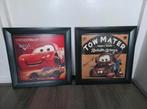 2 Cars Schilderijen - Lightning McQueen & Tow Mater, Ophalen of Verzenden