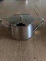 Alessi Suikerpotten RVS, Ophalen of Verzenden, Zo goed als nieuw, Rvs of Chroom, Vaatwasserbestendig