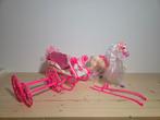 Barbie koets/slee met paard, Ophalen, Gebruikt, Barbie