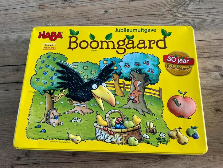 Boomgaard spel, Hobby en Vrije tijd, Gezelschapsspellen | Bordspellen, Gebruikt, Ophalen of Verzenden