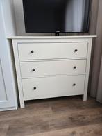 Te koop Ikea HEMNES ladekast 3 lades, wit gebeitst, 108x96 c, Huis en Inrichting, Kasten | Ladekasten, Ophalen, 100 tot 150 cm