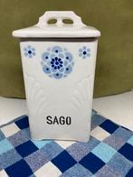 Vintage voorraadpot Sago (080322), Huis en Inrichting, Keuken | Servies, Ophalen of Verzenden, Glas, Overige stijlen, Overige typen