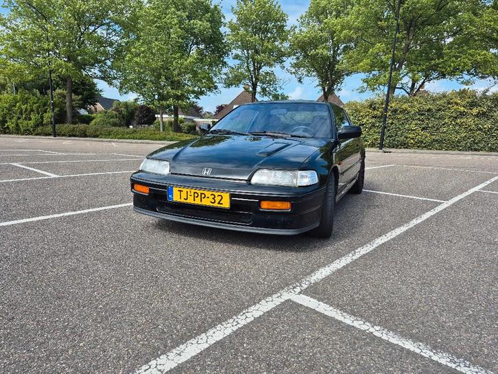 te koop Honda CRX, Auto's, Oldtimers, Particulier, Honda, Benzine, Coupé, Handgeschakeld, Zwart, Zwart, Stof, Voorwielaandrijving