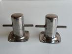 2 x RVS bolder 9 x 9 cm, Watersport en Boten, Accessoires en Onderhoud, Ophalen of Verzenden, Gebruikt, Overige typen