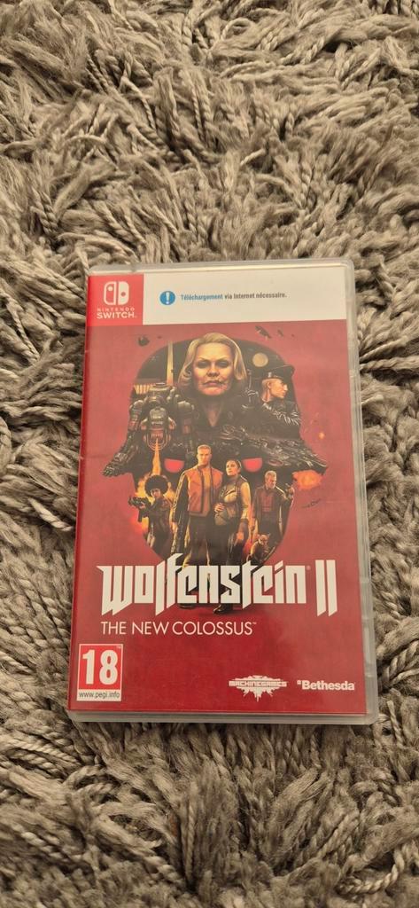 Wolfenstein II: The New Colossus - Nintendo Switch, Spelcomputers en Games, Games | Nintendo Switch, Zo goed als nieuw, Shooter