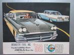 1958 FORD grote folder, Engels, Ophalen of Verzenden, Zo goed als nieuw, Ford