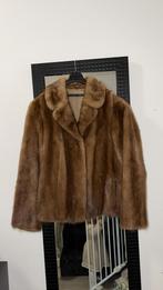 Vintage Bontjas - Frits van der Ven - van echt bont, Ophalen of Verzenden, Gedragen, Maat 38/40 (M), Bruin