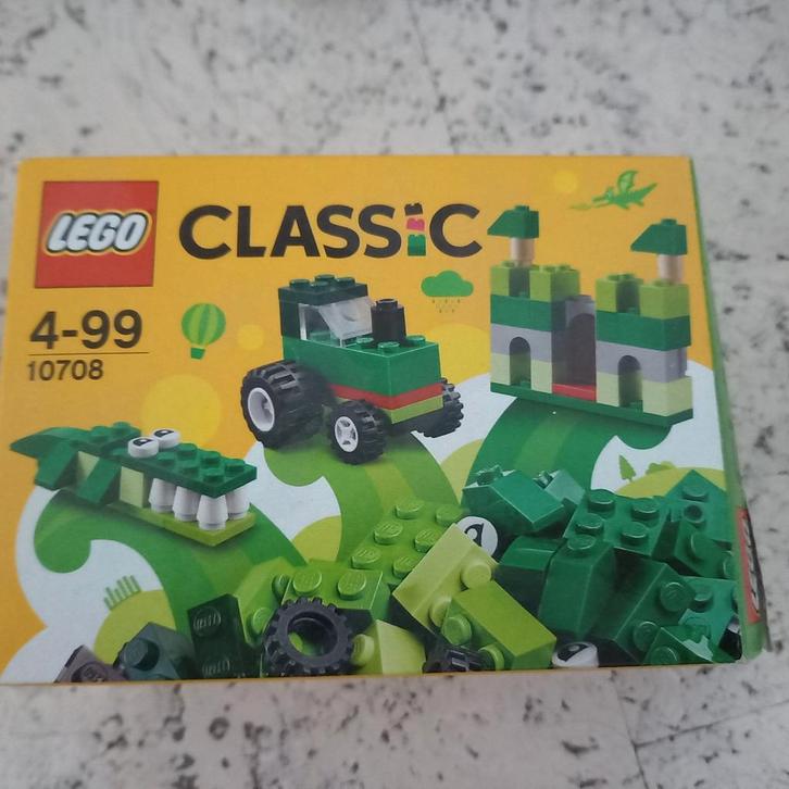 Lego Classic 10708 Groene Creatieve Stenen, Kinderen en Baby's, Speelgoed | Duplo en Lego, Zo goed als nieuw, Lego, Complete set