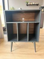 WOOOD James platenspeler kastje zwart/walnoot, Ophalen, Gebruikt, Overige merken