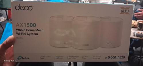 TP-LINK DECOx10 3pac AX1500 Whole Home Mesh WiFi 6 System, Computers en Software, WiFi-versterkers, Zo goed als nieuw, Ophalen of Verzenden