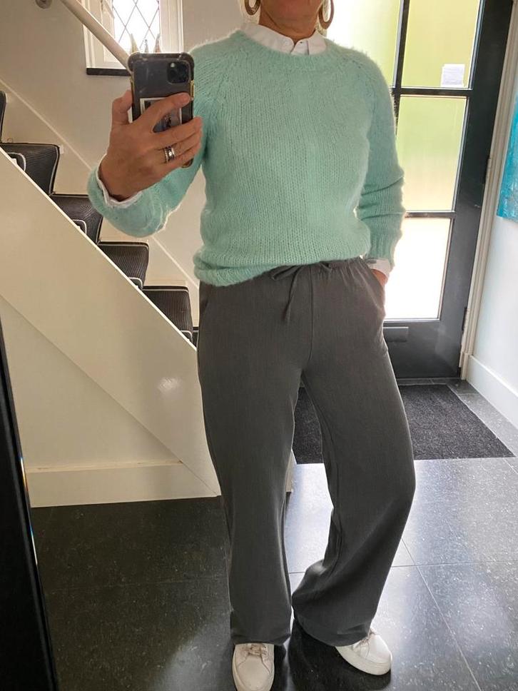 Essentiel Antwerp, prachtige turquise mohair trui, S/M, Kleding | Dames, Truien en Vesten, Zo goed als nieuw, Blauw, Ophalen of Verzenden