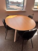 Muuto design tafel MOET WEG, Huis en Inrichting, 100 tot 150 cm, Ophalen of Verzenden, Eikenhout, Vier personen