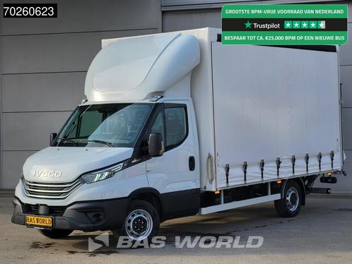 Iveco Daily 35S21 210PK Automaat Schuifzeilen met Laadklep A, Auto's, Bestelauto's, Bedrijf, Te koop, Airconditioning, Bluetooth