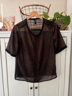 Eskept top maat S, Kleding | Dames, Tops, Zwart, Ophalen of Verzenden, Zo goed als nieuw, Korte mouw