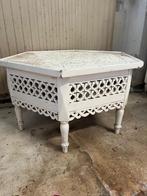 Arabische houten bijzettafel, Ophalen, Gebruikt, 50 tot 100 cm, 50 tot 75 cm