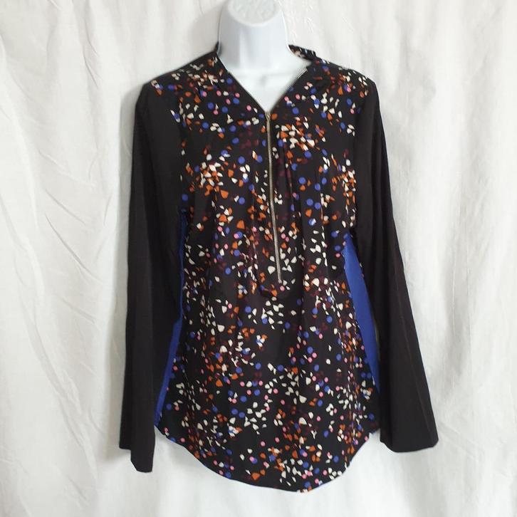 Leuk zwart damesshirt, Mt L Merk Miss Etam, Kleding | Dames, T-shirts, Zo goed als nieuw, Maat 42/44 (L), Zwart, Lange mouw, Ophalen of Verzenden