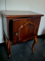 Queen Ann Vintage antieke brocant nachtkastje, Ophalen of Verzenden, Zo goed als nieuw, Hout, 55 tot 70 cm