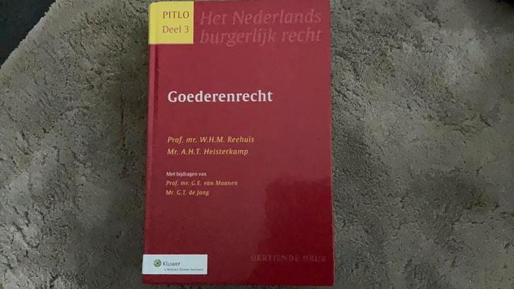 Pitlo 3 - Goederenrecht, Boeken, Wetenschap, Zo goed als nieuw, Ophalen of Verzenden
