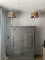 Grijze Brocante Kast, Huis en Inrichting, Ophalen, Gebruikt, 100 tot 150 cm, 25 tot 50 cm