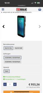 DATALOGIC SGVWF MEMOR 30 HANDHELD MOBILE COMPUTER/BARCODE, Ophalen of Verzenden, Zo goed als nieuw