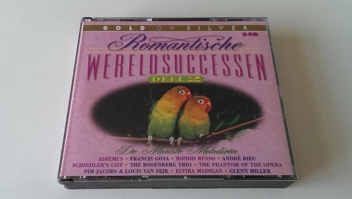 Romantische Wereldsuccessen Deel 2 - Various Artists 3CD Box, Cd's en Dvd's, Cd's | Verzamelalbums, Zo goed als nieuw, Verzenden