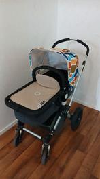 Bugaboo wandelwagen, bekleding fuchsia roze, Gebruikt, Bugaboo, Verstelbare duwstang, Ophalen