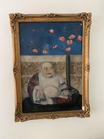 Schilderij 51x36 olieverf op linnen Bouddha 1924, Ophalen