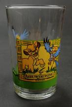 Disney DE LEEUWEKONING glas 1990's, Verzenden, Leeuwenkoning of Jungle Boek, Gebruikt, Servies