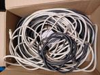 Te koop: partij coax kabels, Computers en Software, Pc- en Netwerkkabels, Ophalen, Zo goed als nieuw