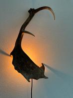 Geweienlamp.lamp.wandlamp.geweien.edelhert.damhert.brocante., Ophalen of Verzenden, Nieuw