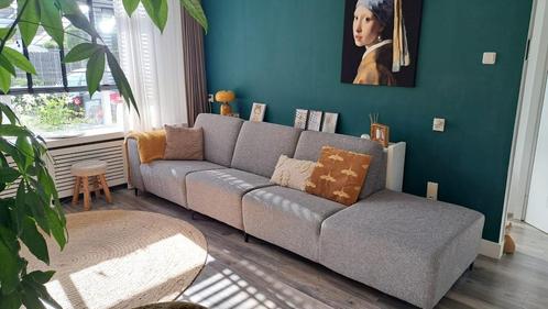 Elementenbank met elektrische relaxfunctie, Huis en Inrichting, Banken | Bankstellen, Zo goed als nieuw, Rechte bank, Vierpersoons of meer