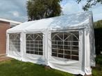 Nieuwe Partytent 4x6m PVC met grondframe brandvertragend, Tuin en Terras, Partytenten, Ophalen, Nieuw, Partytent