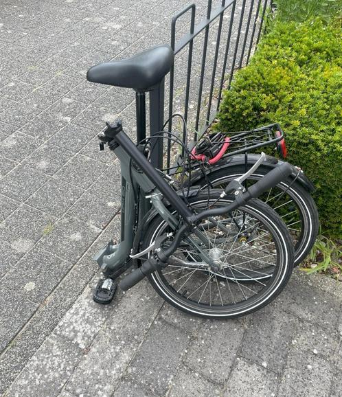 Vouwfiets, Fietsen en Brommers, Fietsen | Vouwfietsen, Gebruikt, 16 tot 18 inch, Totaal opvouwbaar, Versnellingen, Ophalen