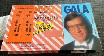 Oude Concert Kaartjes LEE TOWERS 6 December 1986 beschikbaar voor biedingen